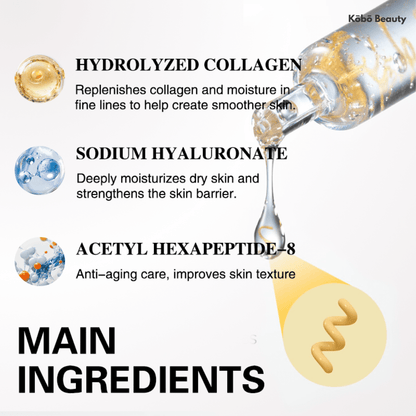 Collagen Silk Peptide Facial Ampoule - Kōbō Beauty