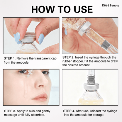 Collagen Silk Peptide Facial Ampoule - Kōbō Beauty