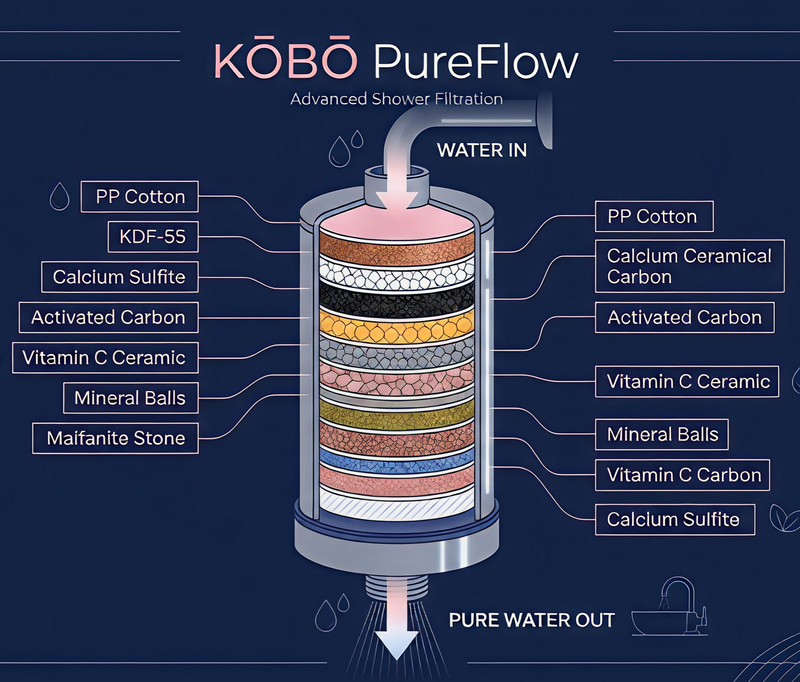 PureFlow 15-stage filtration