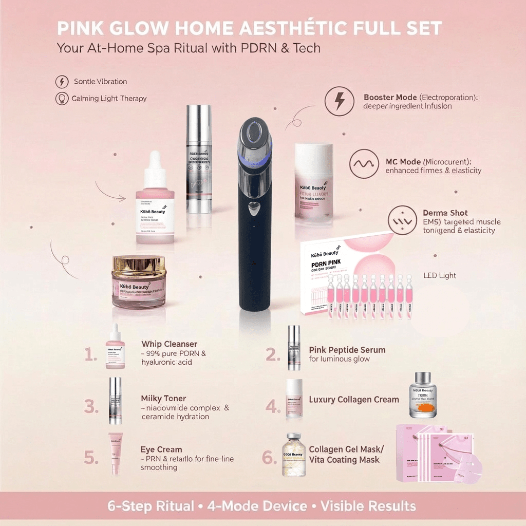 PDRN Pink Glow Set - Kōbō Beauty